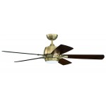 52" Stellar Ceiling Fan in Satin Brass, STE52SB5