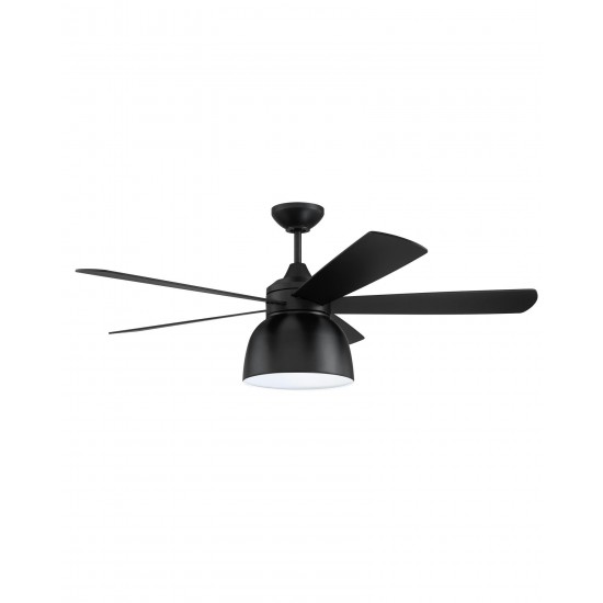 52" Ventura Ceiling Fan in Flat Black