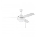 52" Phaze 3 Ceiling Fan in White