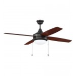 52" Phaze 4 Ceiling Fan in Espresso, PHA52ESP4-UCI