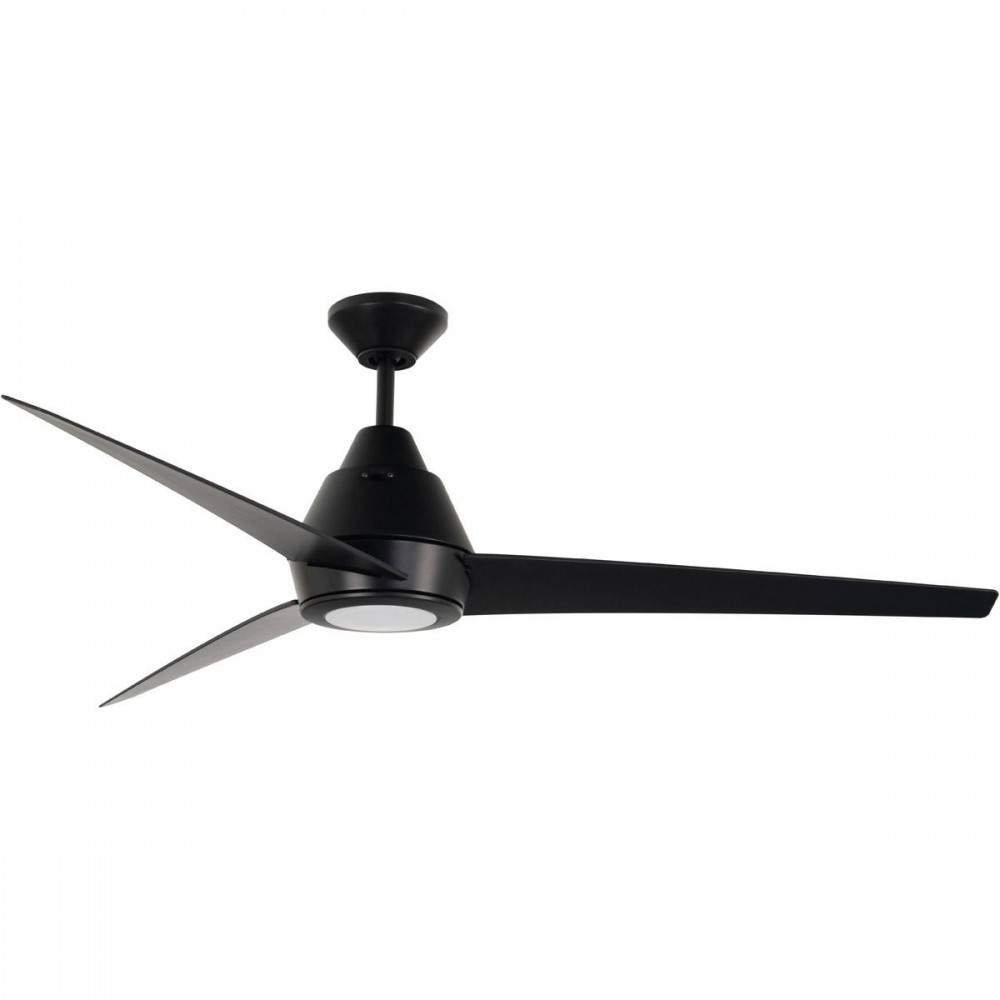 56" Acadian Ceiling Fan in Flat Black, ACA56FB3-UCI