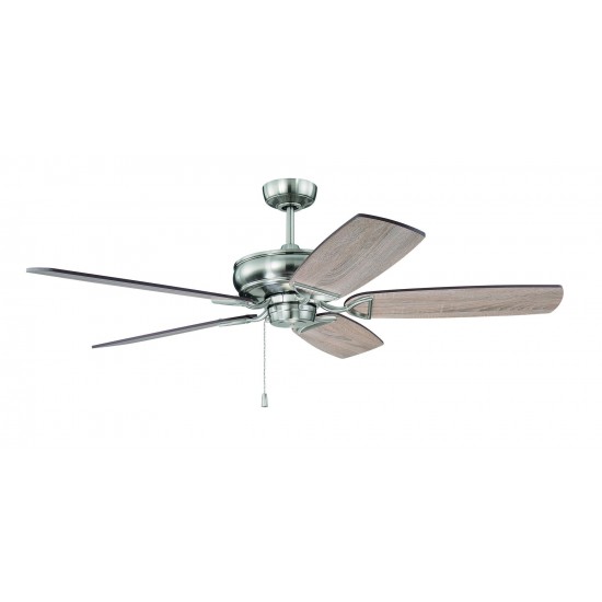 56" Supreme Air Plus Ceiling Fan in Brushed Polished Nickel