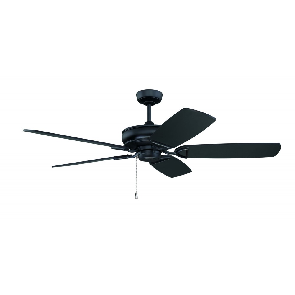 56" Supreme Air Plus Ceiling Fan in Flat Black