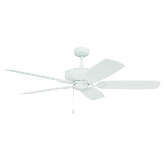 56" Supreme Air Plus Ceiling Fan in Matte White