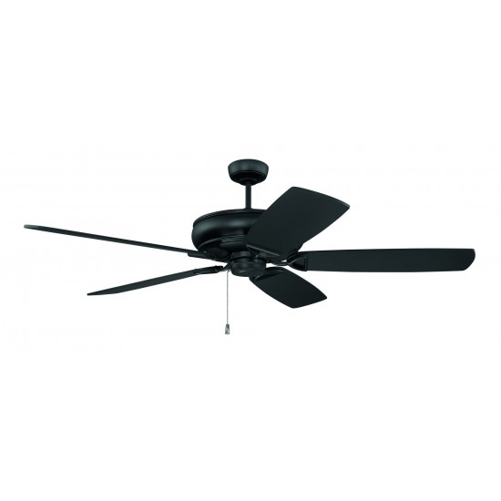 62" Supreme Air Plus Ceiling Fan in Flat Black