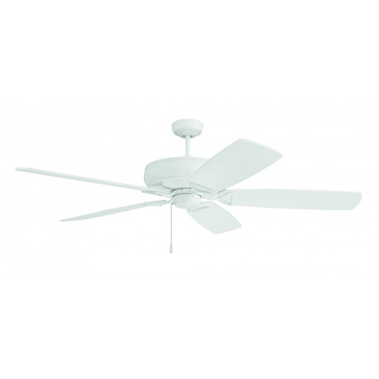 62" Supreme Air Plus Ceiling Fan in Matte White