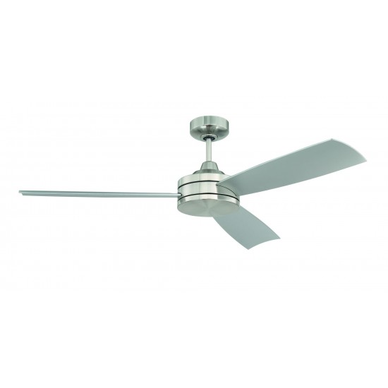 54" Inspo Ceiling Fan in Brushed Polished Nickel