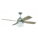 52" Waterfront Ceiling Fan in Brushed Polished Nickel