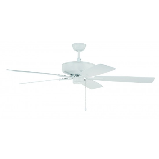 52" Pro Plus Fan with Blades in White