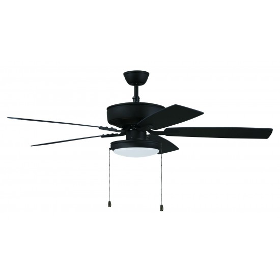 52" Pro Plus Fan with Slim Pan Light Kit and Blades in Espresso