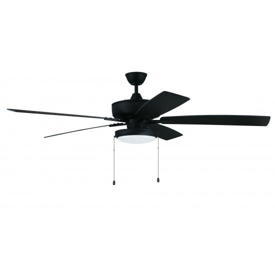 60" Super Pro Fan with Slim Pan Light Kit and Blades in Espresso