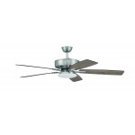 52" Pro Plus Fan w/ Low Profile Light Kit and Blades in Brushed Polished Nickel