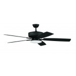 52" Pro Plus Fan with Low Profle Light Kit and Blades in Espresso