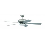 52" Pro Plus Fan with Low Profile Light Kit and Blades in Brushed Satin Nickel
