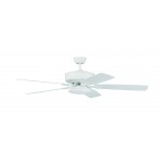 52" Pro Plus Fan with Low Profile Light Kit and Blades in White