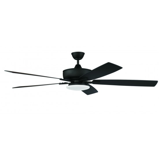 60" Super Pro Fan w/ Low Profile Light Kit & Blades in Nickel, S112ESP5-60ESPWLN