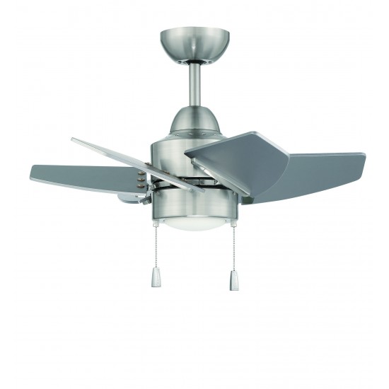 24" Propel II Ceiling Fan in Brushed Polished Nickel