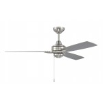 52" Moto Fan in Brushed Polished Nickel