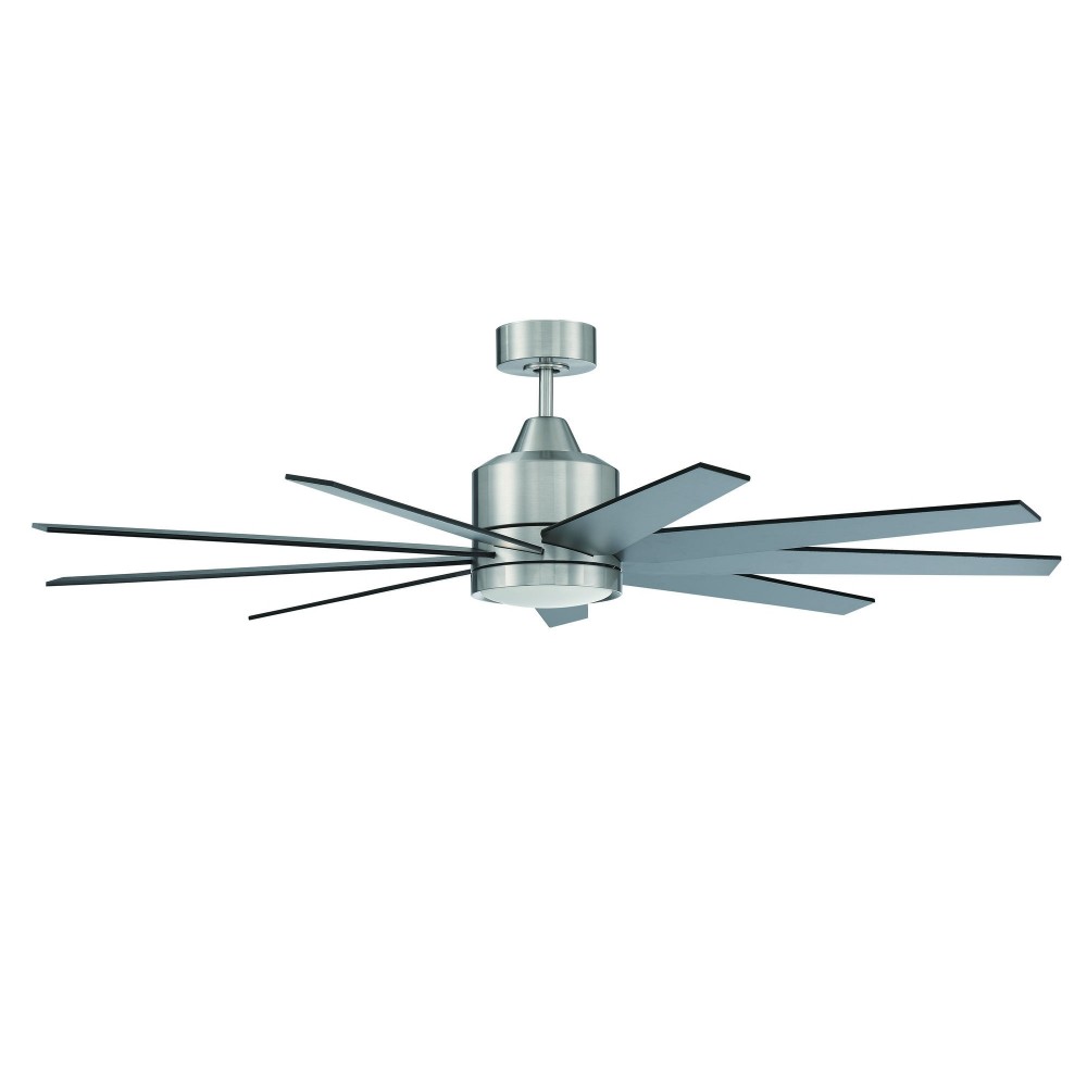 60" Champion Ceiling Fan in Brushed Polished Nickel