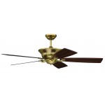 52" Forum Ceiling Fan in Satin Brass