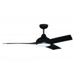 54" Beckham Ceiling Fan in Flat Black