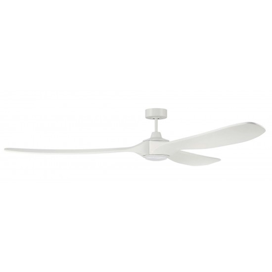 84" Envy Fan White Finish Blades, light kit included (Optional)