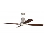 60" Ricasso Ceiling Fan in Brushed Polished Nickel