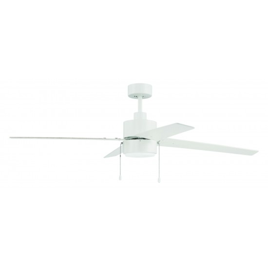 52" Terie Fan in White