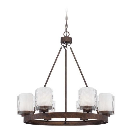 Kenswick 6 Light Chandelier in Peruvian Bronze