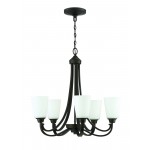 Grace 5 Light Chandelier in Espresso