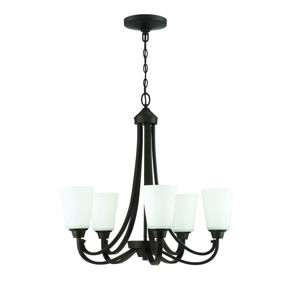 Grace 5 Light Chandelier in Espresso