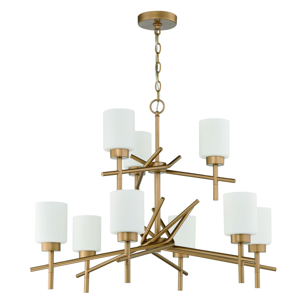 9 Light Chandelier, 54629-SG 9 Light Chandelier, 54629-SG