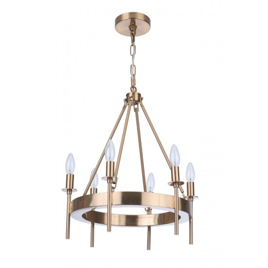 6 Light Chandelier, 54326-SB