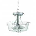 Grace 2 Light Convertible Semi Flush in Brushed Polished Nickel, 41952-BNK-CS