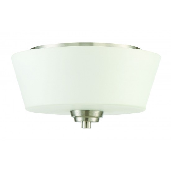 Grace 2 Light Flushmount in Brushed Polished Nickel, 41982-BNK