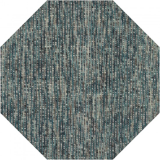 Bondi BD1 Turquoise 10' x 10' Octagon Rug