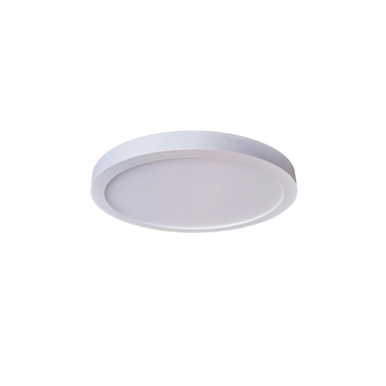7" LED Slim line Flushmount, Title 24 in White, X9207-W-LED