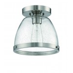 1 Light 7.5" Flushmount, X1408-BNK