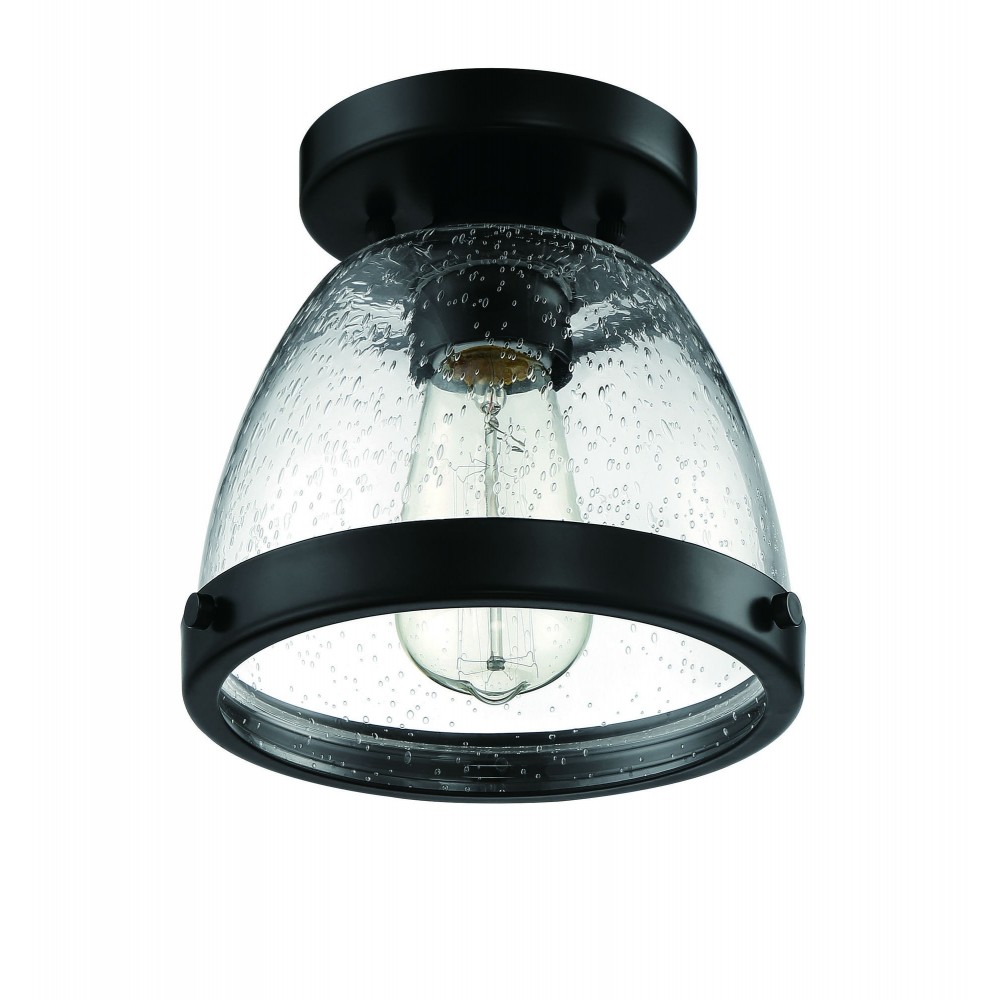 1 Light 7.5" Flushmount, X1408-FB 1 Light 7.5" Flushmount, X1408-FB