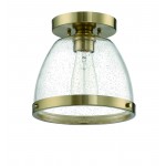 1 Light 9.5" Flushmount, X1410-SB