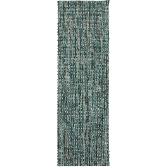 Bondi BD1 Turquoise 2'3" x 7'6" Runner Rug