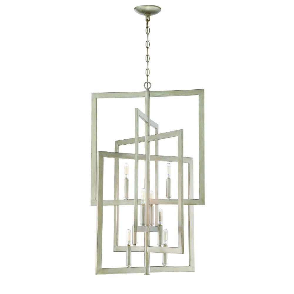 Portrait 8 Light Foyer in Gold Twilight Portrait 8 Light Foyer in Gold Twilight