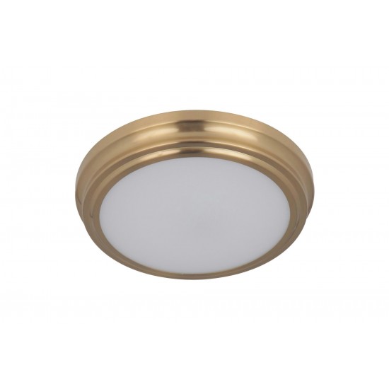 X66 flushmounts Flushmount 1 LED Light Satin Brass, X6609-SB-LED