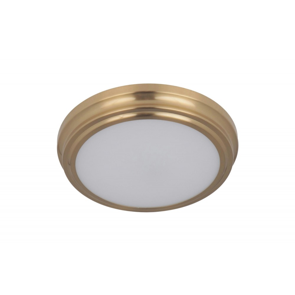 X66 flushmounts Flushmount 1 LED Light Satin Brass, X6609-SB-LED