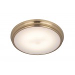 X66 flushmounts Flushmount 1 LED Light Satin Brass, X6611-SB-LED