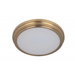 X66 flushmounts Flushmount 1 LED Light Satin Brass, X6613-SB-LED