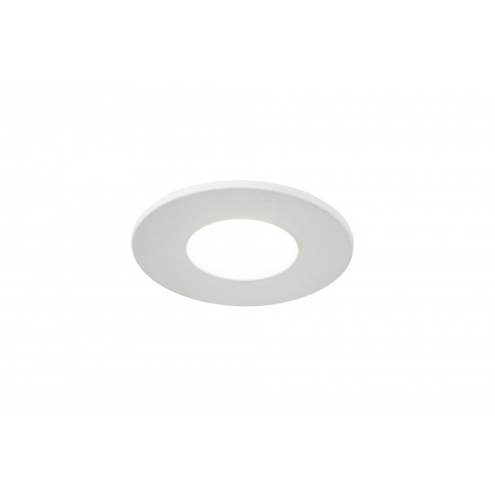 Low Profile LED Flushmount, White