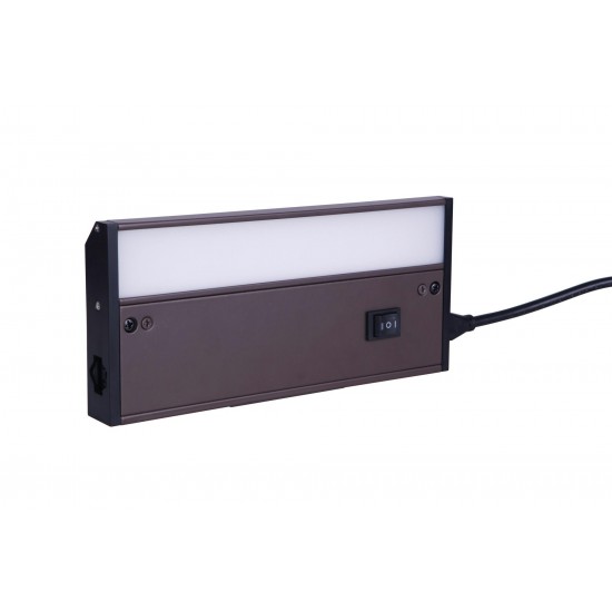 8" Under Cabinet Light Bar, Bronze