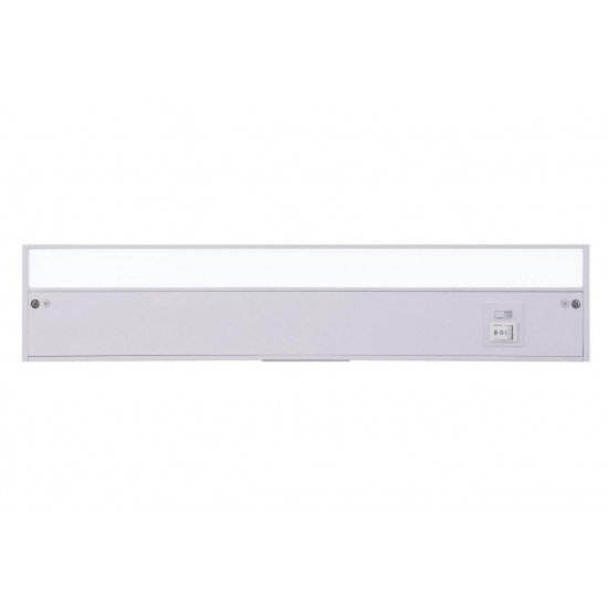 Undercabinet 3-in-1 Color Temperature Adjustable 18" LED Light Bar in White