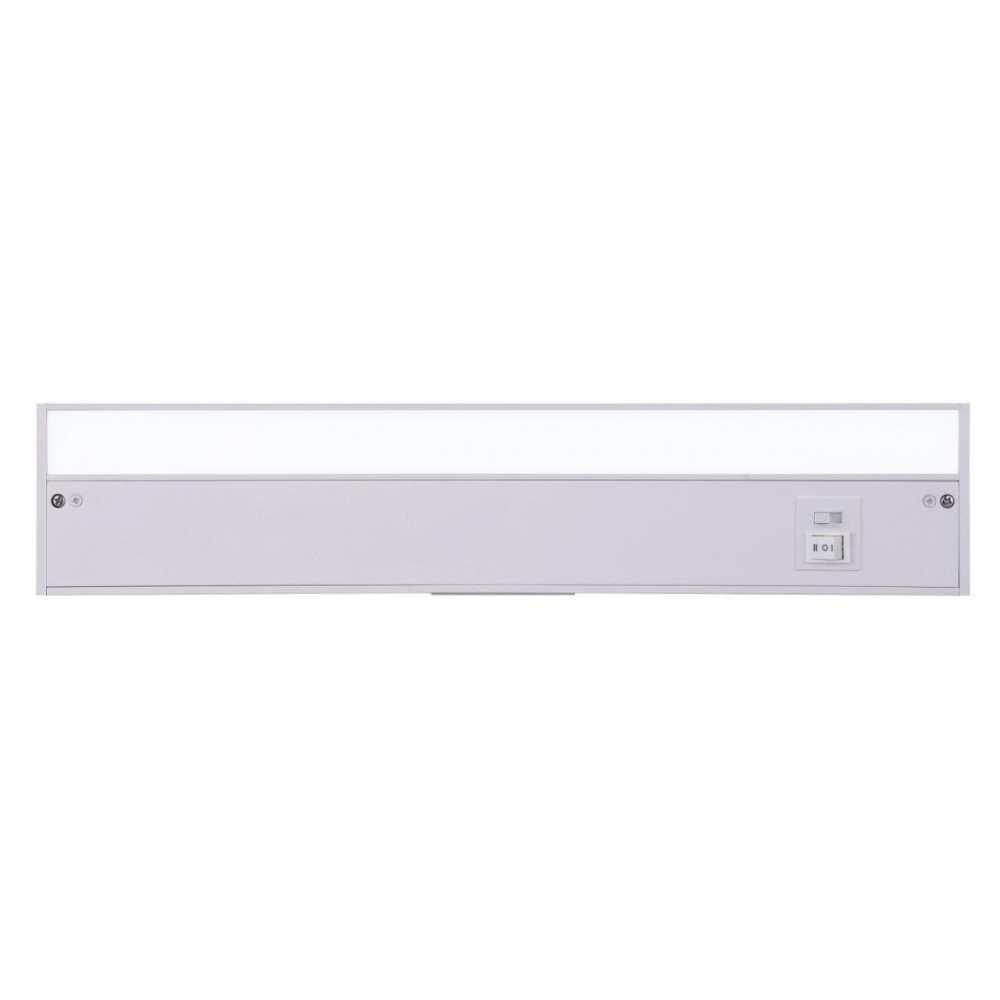 Undercabinet 3-in-1 Color Temperature Adjustable 18" LED Light Bar in White